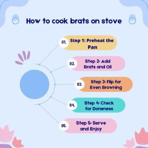 how to cook brats on stove
