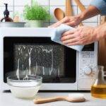 How to clean the microwave
