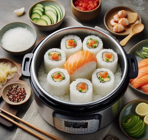 Cooking sushi rice in instant pot
